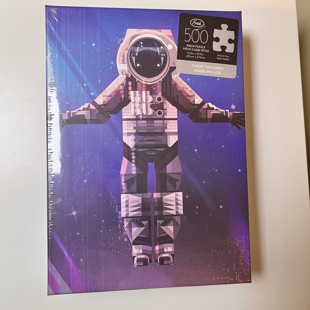 ❗️4/$65❗️Fred Astronaut‎ Puzzle. 500 pieces. By artist James Gilleard.
